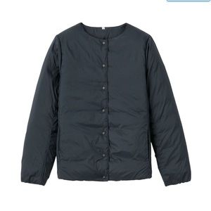 WOMEN LIGHT AUSTRALIAN DOWN COLLARLESS BLOUSON
